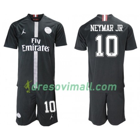 Paris Saint Germain Neymar Jr 10 Jodan Crna Dječji Treći Nogometni Dresovi 2018-2019 Paris Saint Germain Neymar Jr 10 Jodan Crna Dječji Treći Nogometni Dresovi 2018-2019